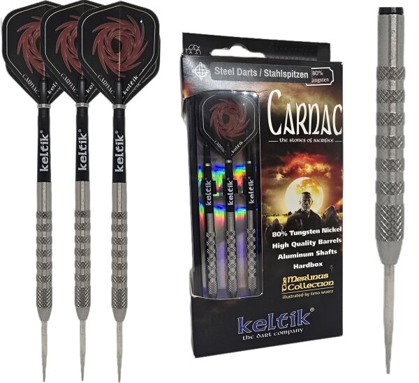 Steeldart Steel Dart Pfeile Keltik Carnac 80% Tungsten in 24g + 26g