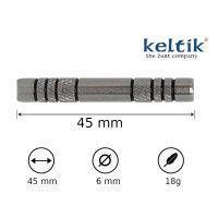 Softdart Soft Dart Pfeile Keltik Escanor 80% 18 g