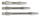 Keltik Dart Shafts Aluminium silber