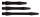 Keltik Dart Shafts Aluminium schwarz