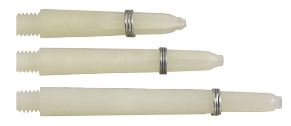 Keltik Dart Shafts Nobby weiss mit Ring
