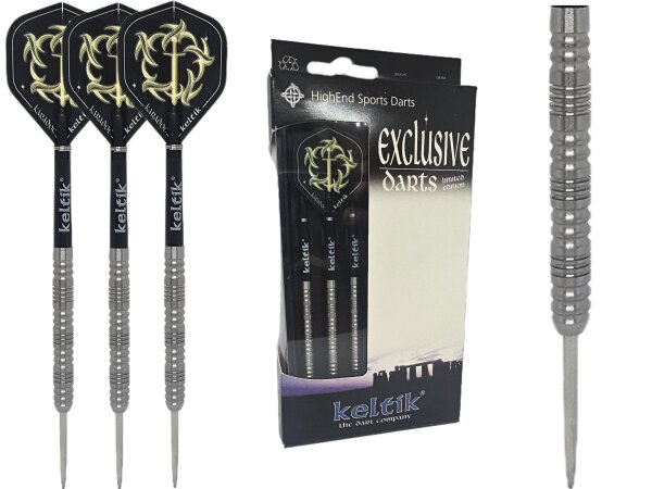 Steeldart Steel Dart Pfeile Keltik Corvin Silver - 90% Tungsten