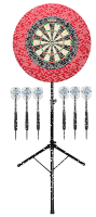 Keltik Steeldart Komplettset mit Dartboard, Ständer,...