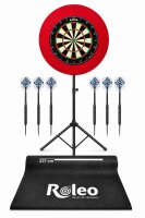 Keltik Dart Komplettset: Profi Dartboard, Pfeile, Matte,...