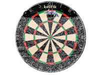 Keltik Dart Komplettset: Profi Dartboard, Pfeile, Matte, Ring & Ständer